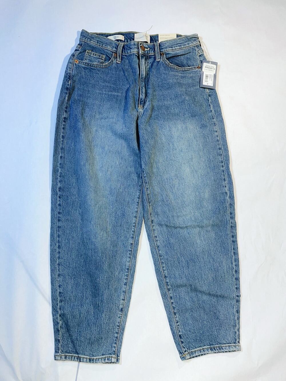 NWT Universal Thread Vintage Stretch Balloon Jean - Womens Size 8/29R - Blue